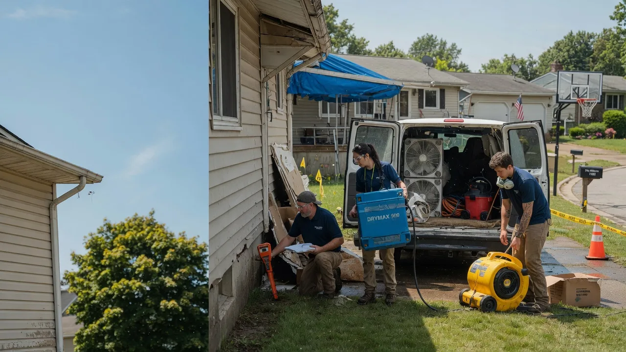 Ceiling Leak Cleanup in Dallas City, IL near me